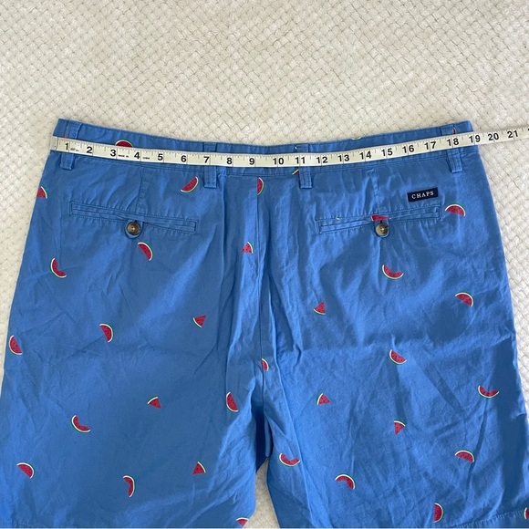 Chaps Blue Shorts with Watermelon Design - Picture 9 of 14